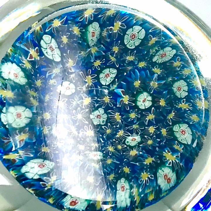 ベネチアングラス MURANOムラノ ガラスペーパーウェイト2個セット